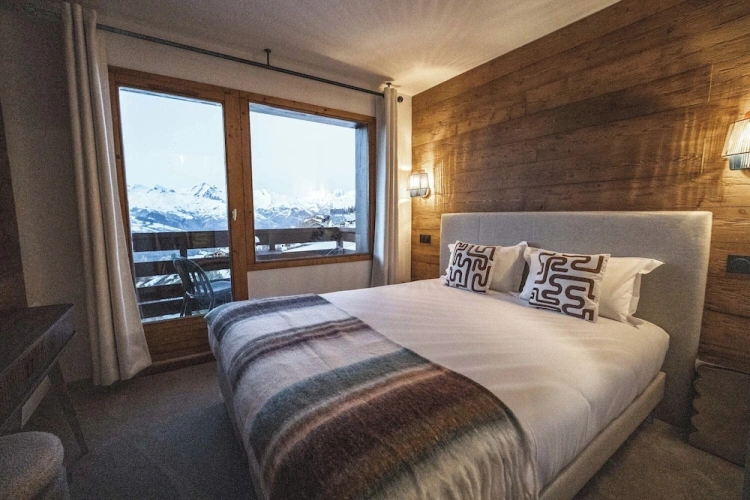 Deluxe Quadruple room with balcony and with mountain view
