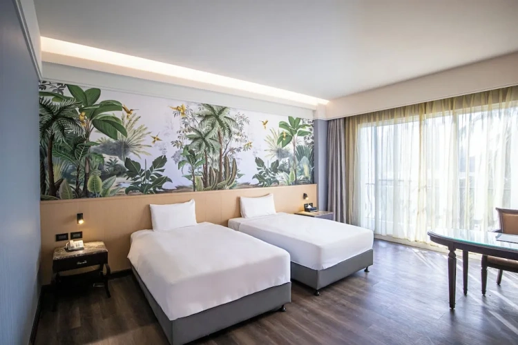Superior Twin room with pool view