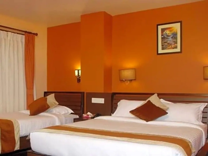 Standard Twin room with mountain view