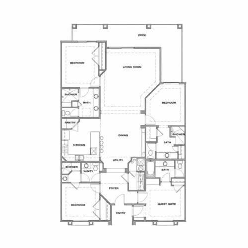 4 Bedrooms Standard room
