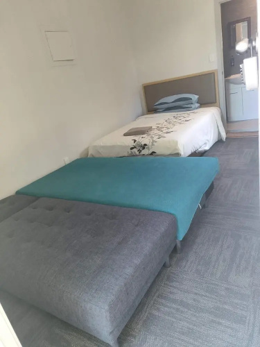 1 Double and 1 sofa bed Studio