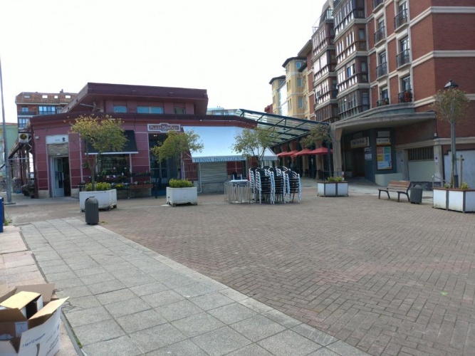 Outside