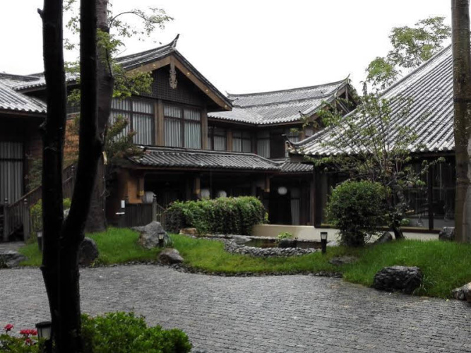 Outside