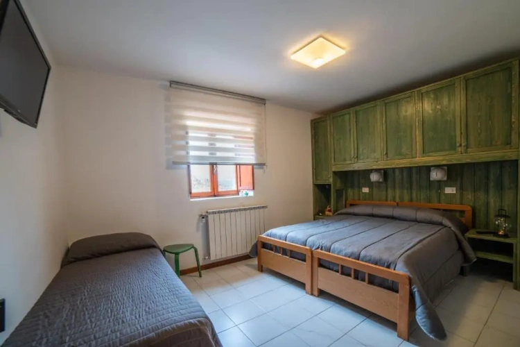Standard Quadruple room with garden view