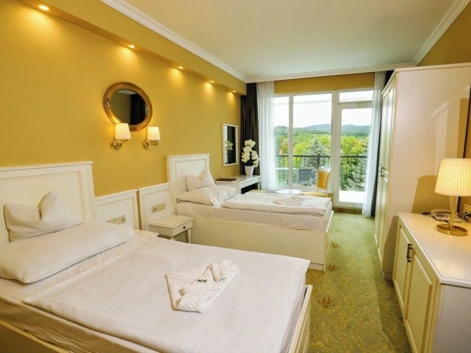Standard Twin Family room with pool view