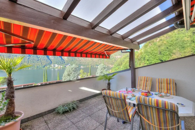 Miralago Lakeview Morcote With Pool