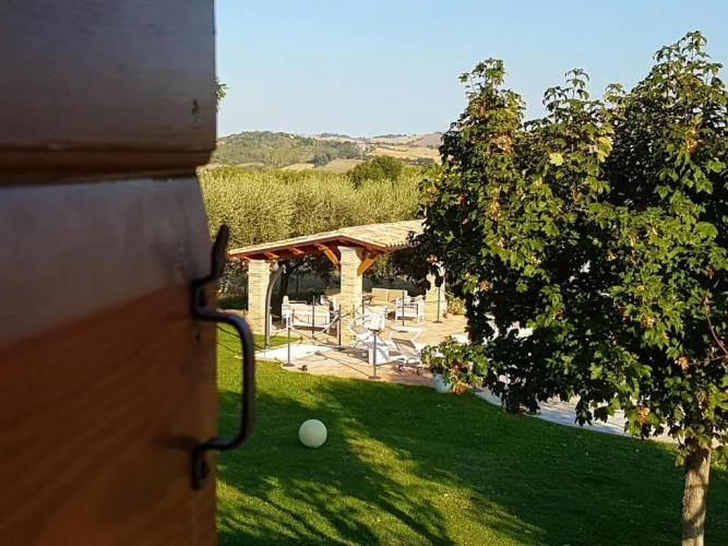 Apartment with garden view