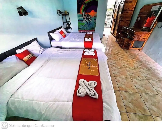 2 Bedrooms Deluxe Quadruple room with pool view