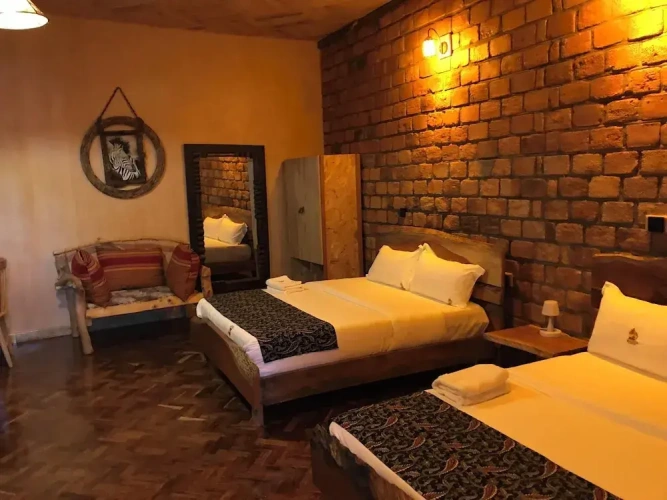 Standard Twin room with balcony and with pool view