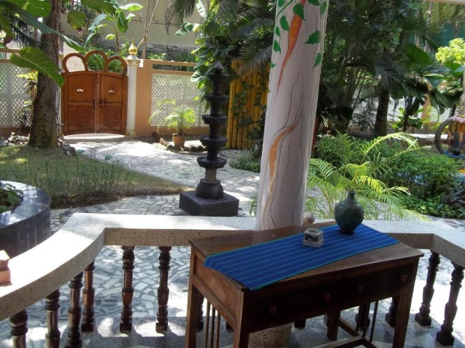 Economy Double room with balcony and with garden view