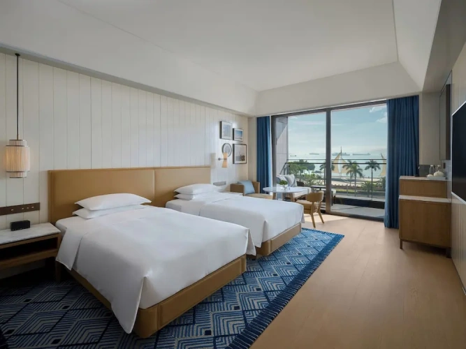 Premium Twin room with balcony and with sea view
