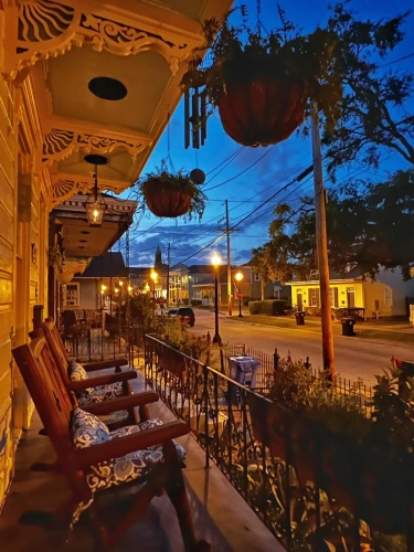 Outside