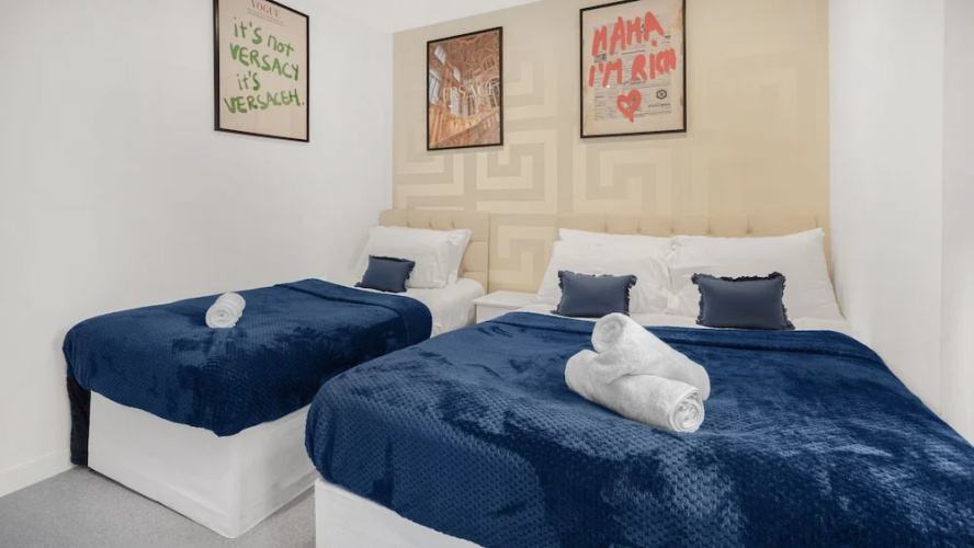 2bed Apt Sleeps 7 - Arcade Machine, Wifi, Central