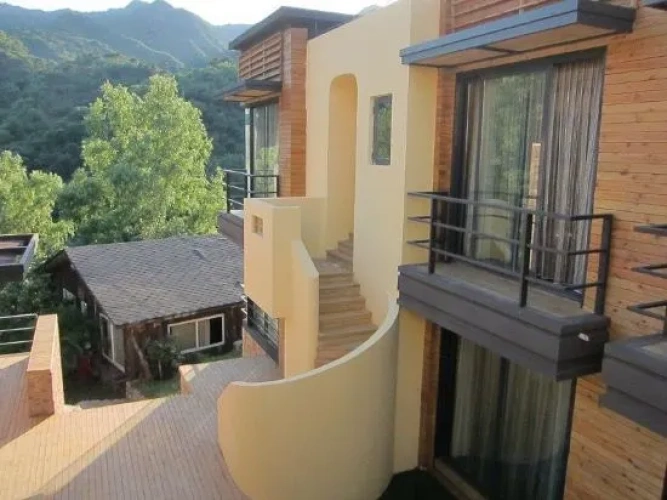 Outside