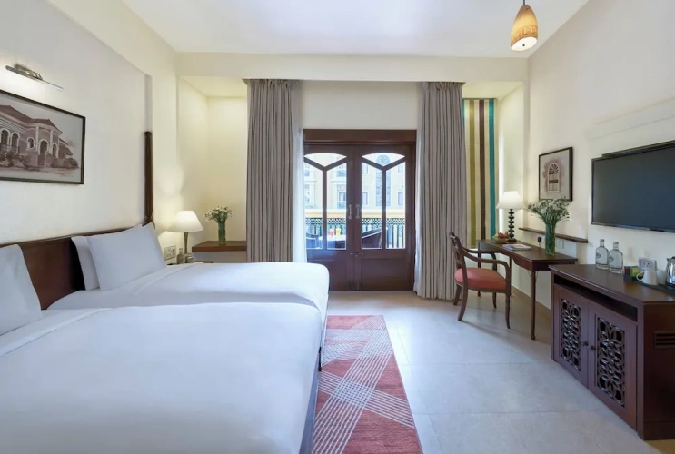 Deluxe Twin room with balcony and with garden view