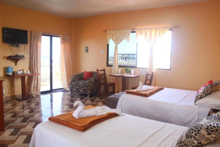 Superior Twin room with balcony and with sea view