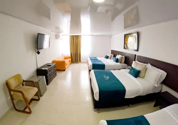 Standard Quadruple room with balcony