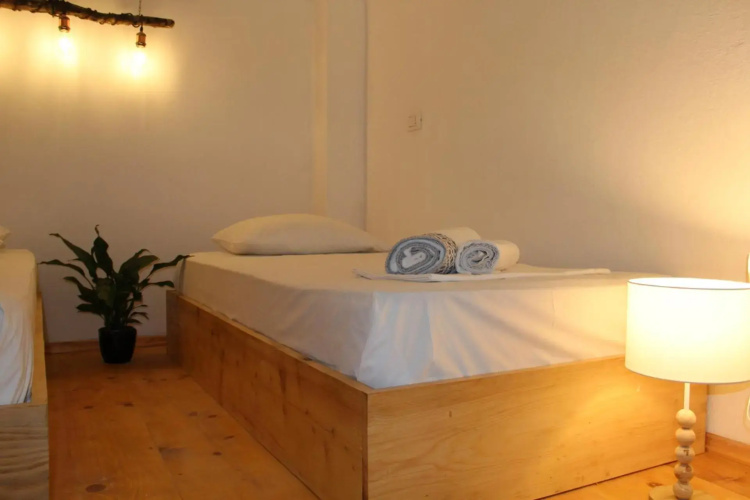 Handcrafted wooden apartment