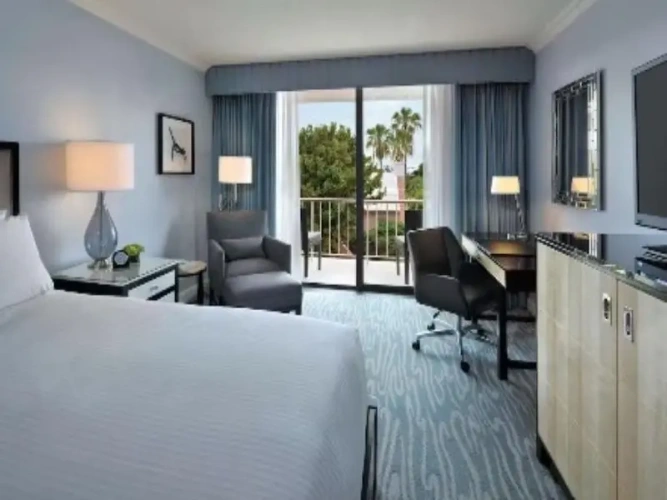 Deluxe Double room with balcony and with garden view