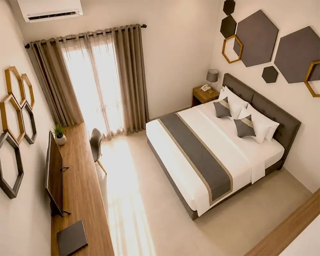 Deluxe Double room with courtyard view