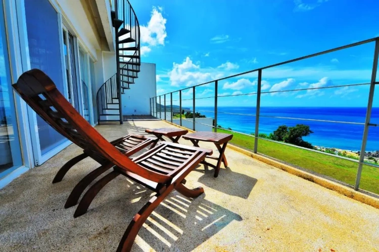Deluxe Double room with balcony and with sea view