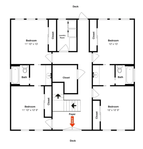 5 Bedrooms Cottage with balcony