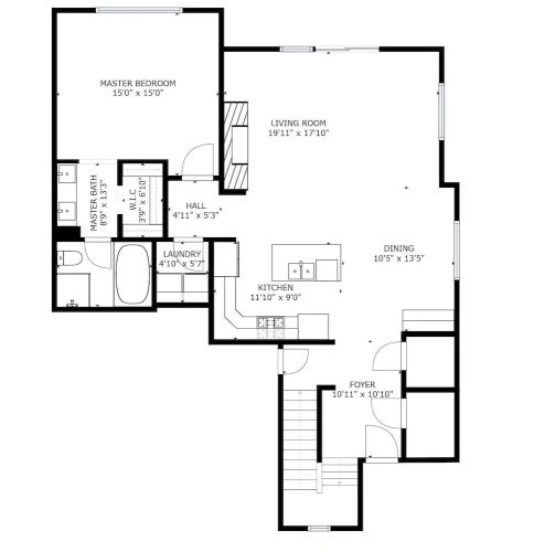 4 Bedrooms Cottage with balcony