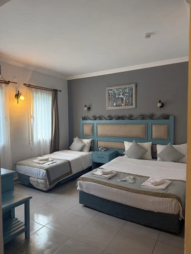 1 Bedroom Standard Double Family room with balcony and with garden view