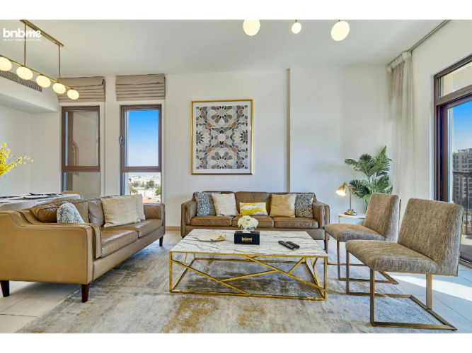 Elegant Pool View 2BR Apartment