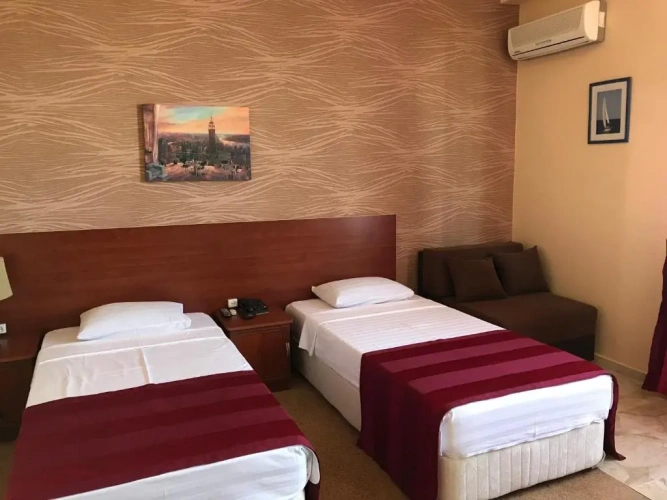 Standard Twin room with balcony and with view