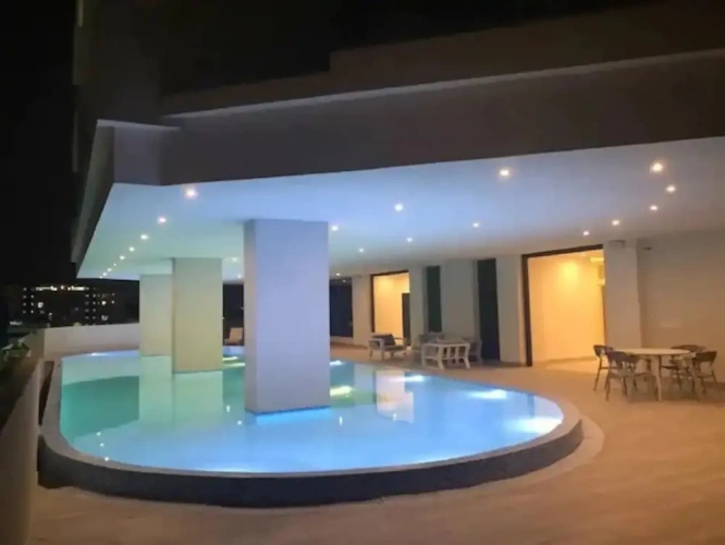 Comfort Double Apartment with balcony and with partial ocean view