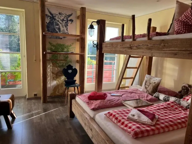 Glückliche Kuh-Villa