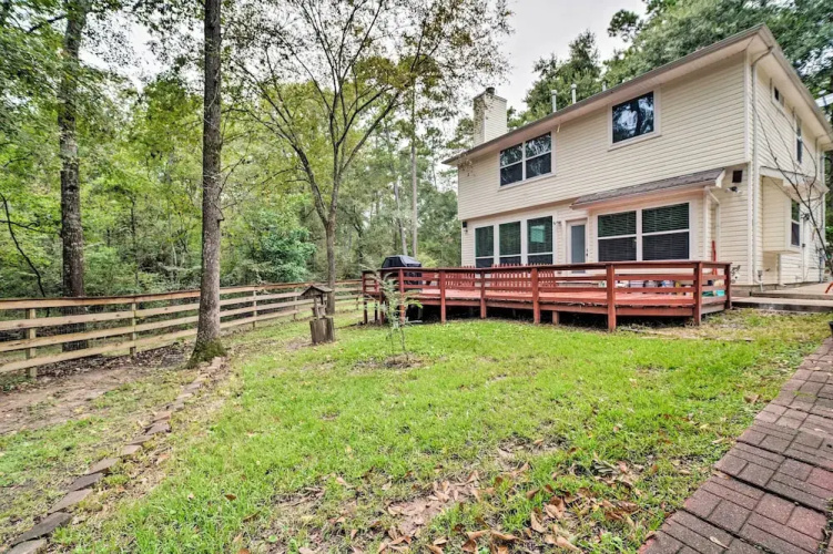 Modern Montgomery Home w/ Backyard, Deck, & Grill