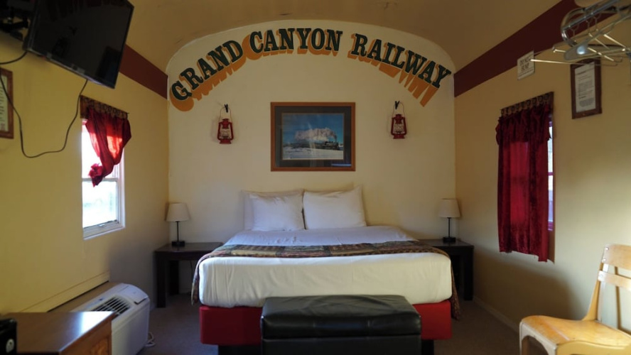 Railcar on Historic Route 66