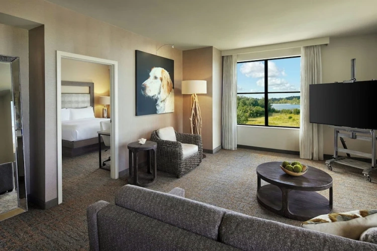 Presidential Double Suite with lake view