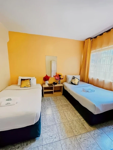 Standard Twin room with city view