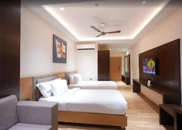 Deluxe Twin room with city view