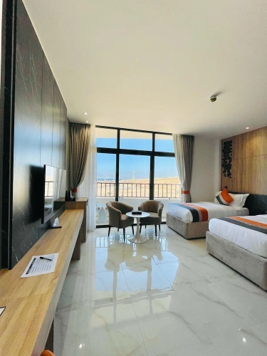 Deluxe Double room with balcony and beachfront