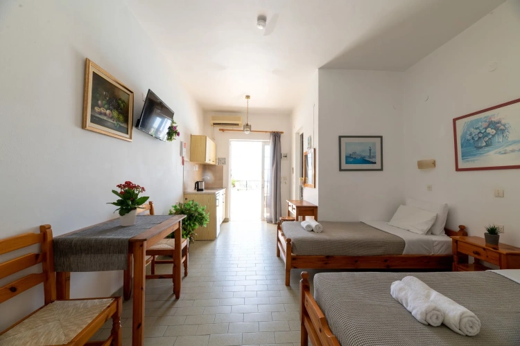 Double Basement Studio with sea view