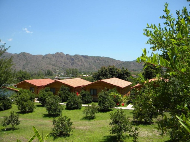 Villa with balcony and with garden view