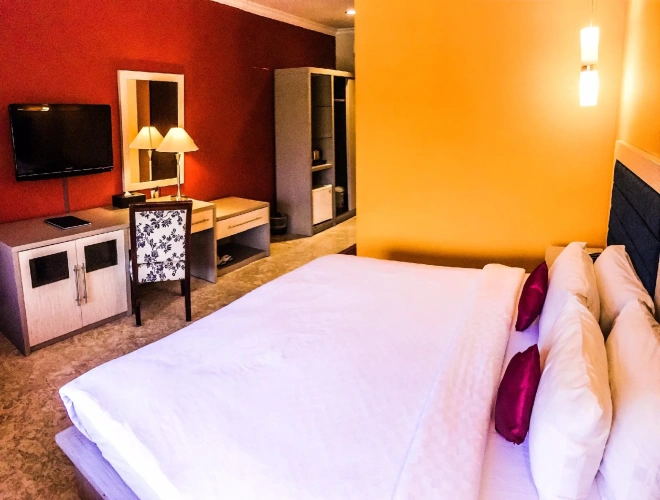 Deluxe Double room with balcony and with view