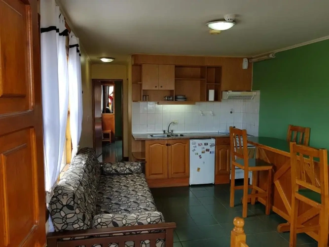 Apartment with balcony and with view