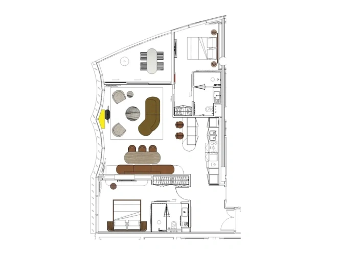 2 Bedrooms Standard room with balcony