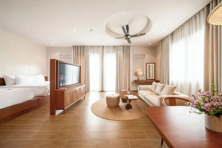 1 Bedroom Family Apartment with garden view