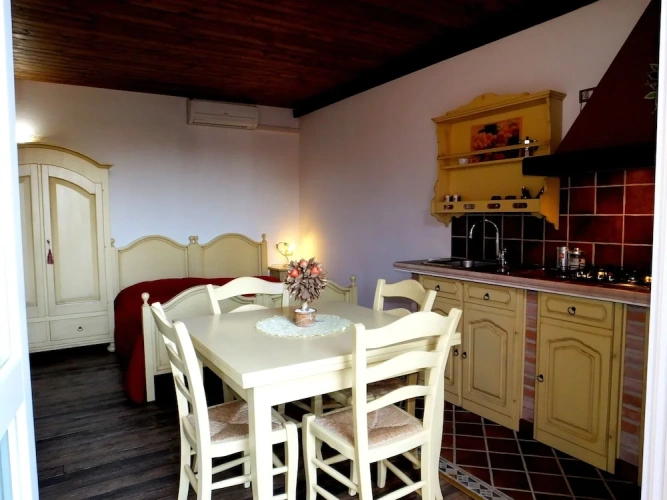 Studio with balcony