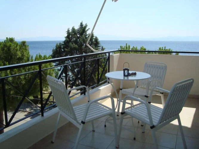 Studio with balcony and with view