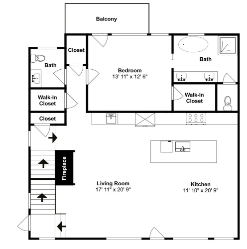 4 Bedrooms Premium room with balcony and with mountain view