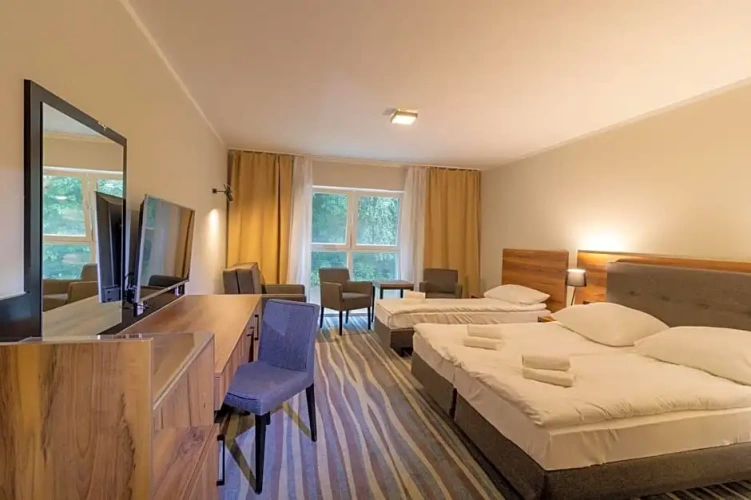 Standard Quintuple room with pool view
