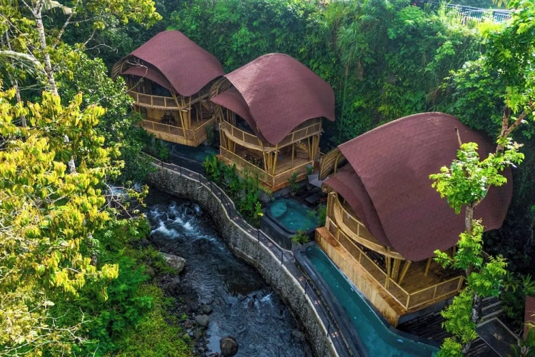 Suite with balcony and with river view