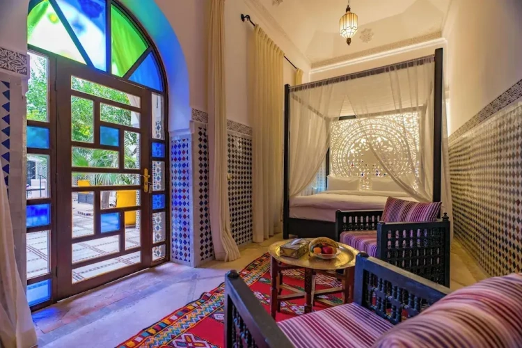 Deluxe Double Suite with courtyard view